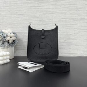 Hermès MINIEvelyne黑銀