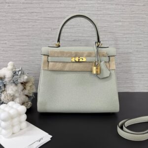 Hermès 全新Kelly25冰晶灰