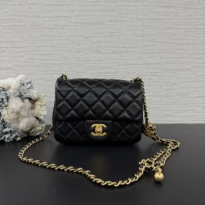 Chanel 核桃方胖黑金(22279)