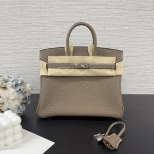 Hermès 全新Birkin25 象灰