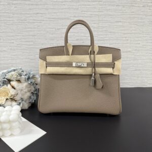 Hermès 全新Birkin25 象灰