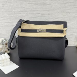 Hermes kelly messenger 3Y水冰藍（近黑）