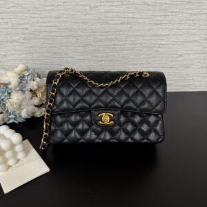 CHANEL  經典CF23荔枝黑金(22539)