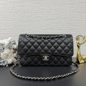 CHANEL  經典CF25黑銀(22598)