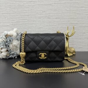 Chanel 全新愛心調節扣黑金(22623)