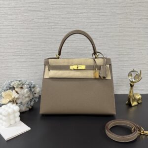 HERMES Kelly28象灰