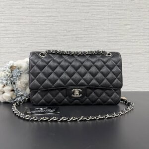 CHANEL  經典CF25黑銀(15647)