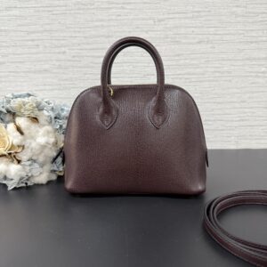 Hermes 全新Bolide mini 紫褐色(22981)