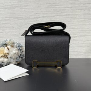 Hermes Geta木屐包黑金(22982)