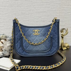 CHANEL 24S牛仔兩用Hobo (22871)