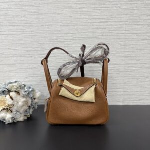 Hermès MiniLindy金棕(23153)