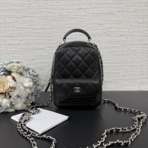 CHANEL 多背法荔枝mini小書包(23448)