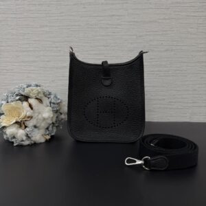 Hermès MINIEvelyne黑銀(23684)