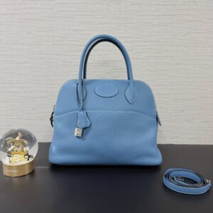 HERMES Bolide31牛仔藍(23874)
