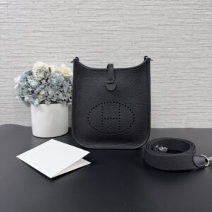 HERMES 全新MINIEvelyne CANBA(近黑)(23591)