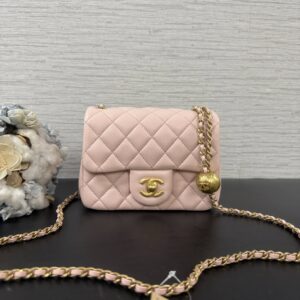 CHANEL 金球方胖櫻花粉(23619)
