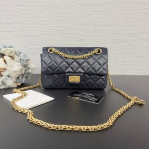CHANEL 復刻2.55大mini 午夜藍(23652)