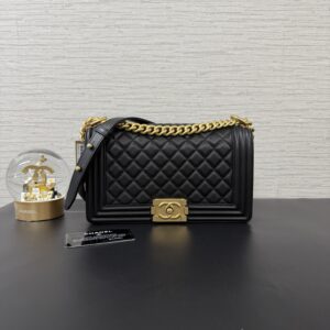 CHANEL BOY25黑金(17675)