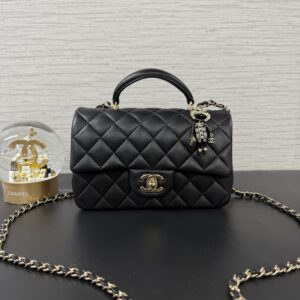 CHANEL 獅子cf手柄大mini(24263)