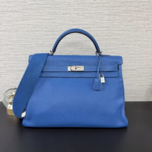 HERMES Kelly40藍(21061)