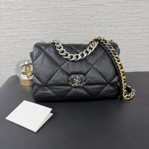 CHANEL 19bag黑銀30(23950)