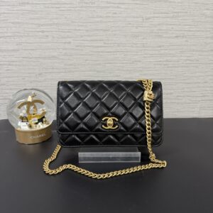 CHANEL金柱調節釦WOC(23847)