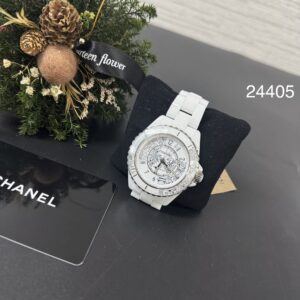 CHANEL J12 限量20週年白銀機械腕錶38mm(24405)