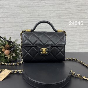 CHANEL 24A荔枝MINI手柄大方胖(24846)