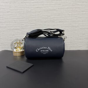DIOR 海軍藍圓筒包(24259)