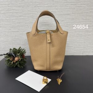 Hermès Picotin18 奶茶(24654)