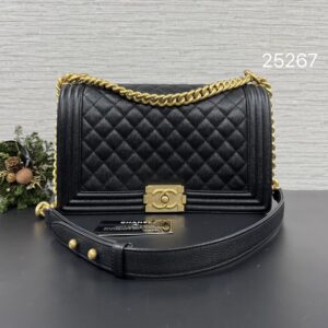 Chanel Boy28黑金(25267)