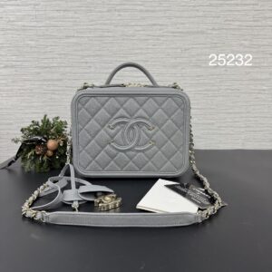 CHANEL VanityCase相機包高級灰(25232)