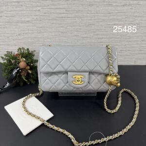 CHANEL 金球大mini 高級灰(25485)