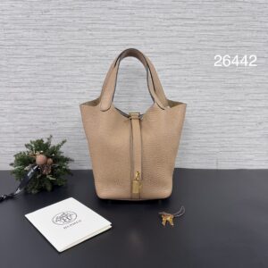 Hermès Picotin18 奶茶金(26442)