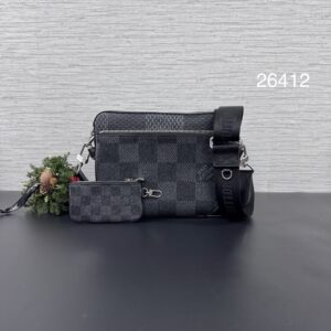 LOUIS VUITTON  TRIO棋盤格三合一郵差包(26412)