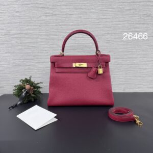 HERMES KELLY28紅金(26466)