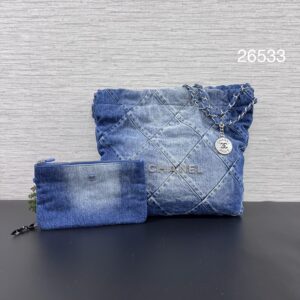 Chanel 22BAG丹寧小號(26533)