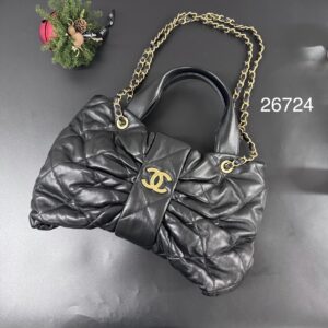 Chanel 25K黑金蝴蝶結包(26724)