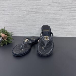 CHANEL  全新coco beach沙灘人字拖(26507)