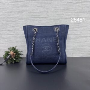 CHANEL 深藍沙灘包 (26481)
