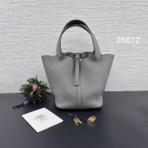 Hermès Picotin22 錫器灰金(26612)