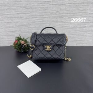 CHANEL 23c黑金荔方盒子
(26667)