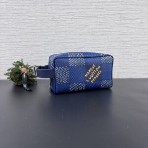 LOUIS VUITTON 藍棋盤手拿包