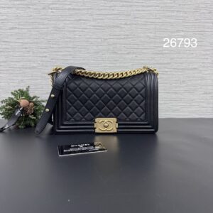 Chanel 經典BOY25黑金(26793)