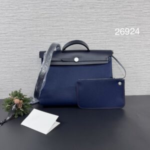 HERMES herbag39靛藍銀
(26924)