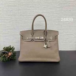 HERMES birkin30象灰銀(24839)