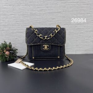 Chanel 23s丹寧郵差包(26984)