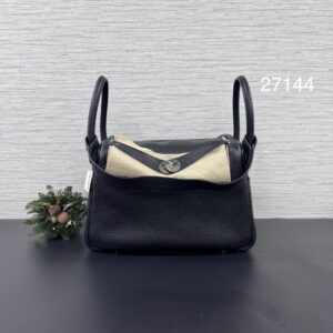 HERMES LINDY30 黑銀(27144)