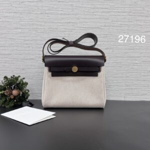 HERMES mini herbag烏木金(27196)