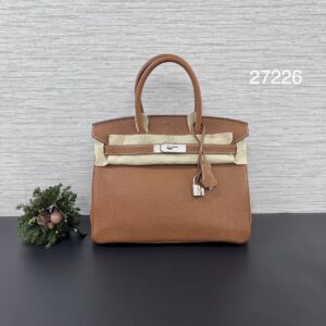 HERMES birkin30金棕銀(27226)